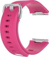 By Qubix - Fitbit Ionic siliconen bandje met gesp (large) - roze