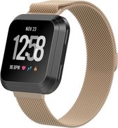 By Qubix Milanees bandje - Fitbit Versa (Lite) - Vintage goud - Small