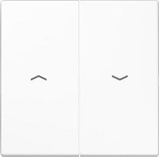 Jung x2 Cache Interrupteur pour stores blanc LS995PWW
