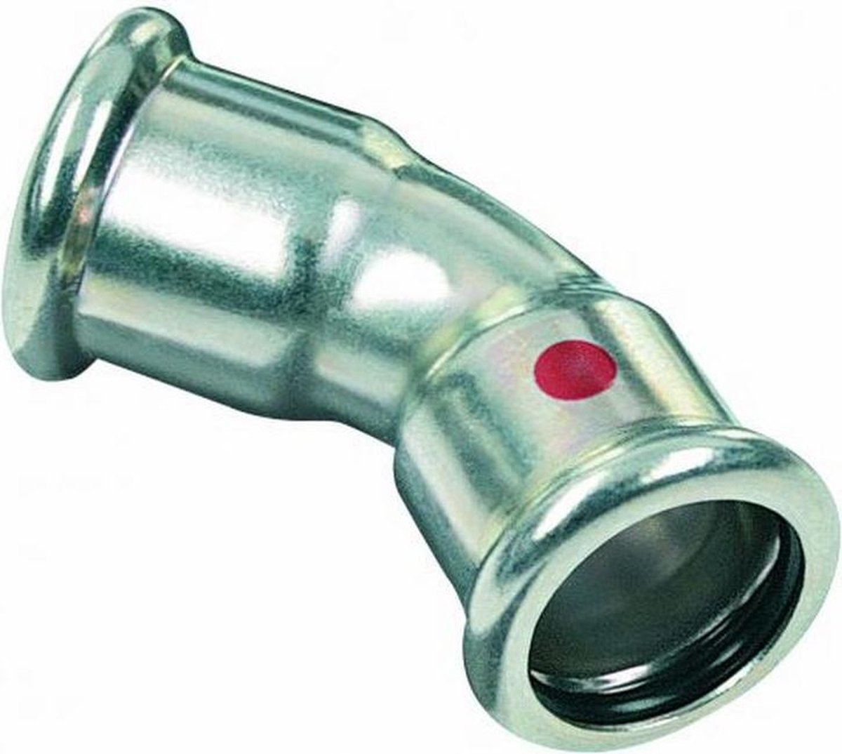 Bonfix C-staal M 35mm persfitting insteekbocht FF 45° (staalverzinkt cv)