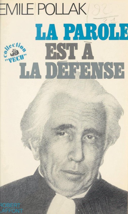 La parole est à la défense - cover