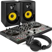 DJ Set - Hercules Inpulse 300 DJ Set voor beginner en/of gevorderde - DJ controller, speakers 140W en koptelefoon - Zwart