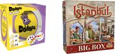 Spellenset - Bordspel - 2 Stuks - Dobble Classic & Istanbul Big Box