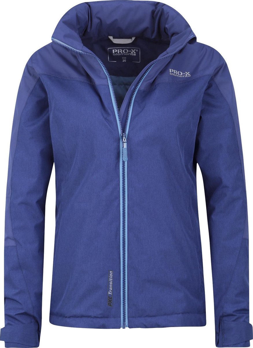 Pro-x Elements Outdoorjas Liane Dames Polyester Blauw