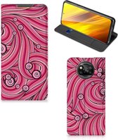 GSM Hoesje Xiaomi Poco X3 | Poco X3 Pro Foto Hoesje ontwerpen Swirl Pink