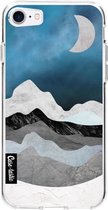 Casetastic Apple iPhone 7 / iPhone 8 / iPhone SE (2020) Hoesje - Softcover Hoesje met Design - Mountain Night Print