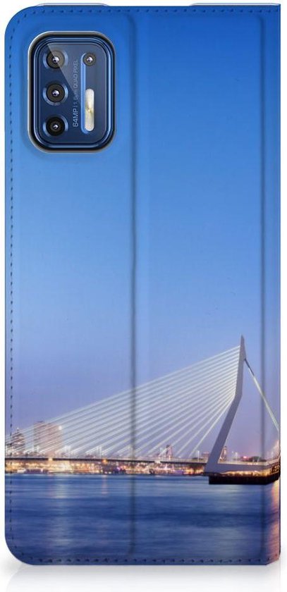 Coque Motorola Moto G9 Plus Coque Texte Erasmus Bridge Rotterdam