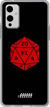 6F hoesje - geschikt voor OnePlus 9 -  Transparant TPU Case - D20 - Black #ffffff