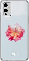 6F hoesje - geschikt voor OnePlus 9 -  Transparant TPU Case - Rouge Floweret #ffffff