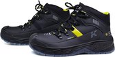 HKS Running Star RS 275 S3 werkschoenen - veiligheidsschoenen - safety shoes - heren - hoog - stalen neus - antislip - ESD - lichtgewicht - Vegan - zwart/geel - maat 44