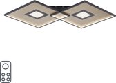 Paul Neuhaus odile - Moderne LED Dimbare Plafondlamp met Dimmer - 1 lichts - L 960 mm - Goud/messing - Woonkamer | Slaapkamer | Keuken