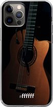 6F hoesje - geschikt voor iPhone 12 Pro - Transparant TPU Case - Guitar #ffffff