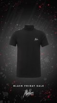 Malelions Turtleneck T-Shirt - Black/Black