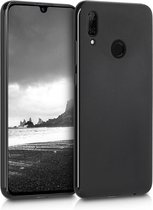 kwmobile telefoonhoesje voor Huawei P Smart (2019) - Hoesje voor smartphone - Back cover in mat zwart