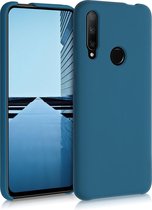 kwmobile telefoonhoesje voor Honor 9X (EU-Version) - Hoesje met siliconen coating - Smartphone case in mat petrol