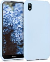 kwmobile telefoonhoesje voor Huawei Y5 (2019) - Hoesje voor smartphone - Back cover in mat lichtblauw