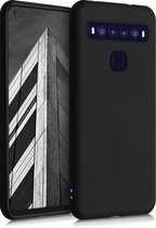 kwmobile telefoonhoesje voor TCL 10L - Hoesje voor smartphone - Back cover in mat zwart