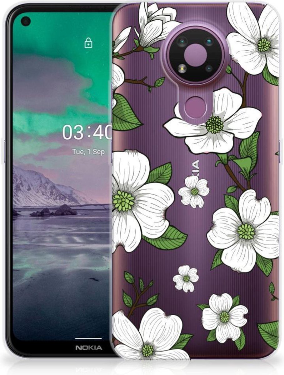 Nokia 3.4 TPU Case Dogwood Flowers