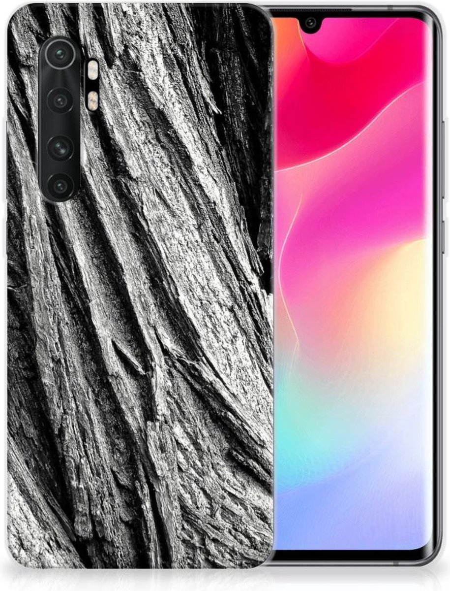 Bumper Hoesje Xiaomi Mi Note 10 Lite Boomschors Grijs