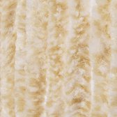 Rideau anti-mouches - queue de chat - 90x220 cm mix in box beige / blanc