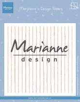 Marianne Design Embossing Folder - Marjoleine's strepen