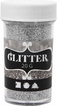 Creotime Glitter Zilver 20 Gram