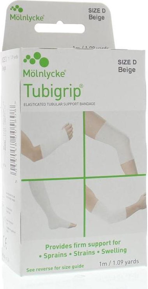 Tubigrip D - beige - 1 maat- Brace