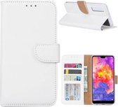 Xssive Hoesje voor Huawei P30 - Book Case - Wit