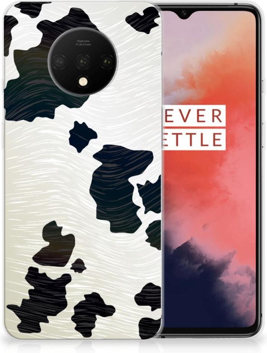 OnePlus 7T TPU Hoesje Koeienvlekken