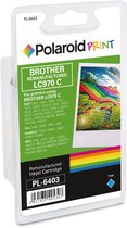 Polaroid inkt voor brother LC-970C, cyan