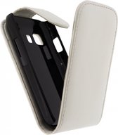 Xccess Leather Flip Case Samsung Galaxy Young 2 White