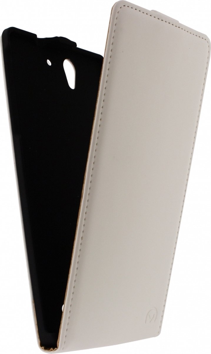 Mobilize Ultra Slim Flip Case Sony Xperia C3 White