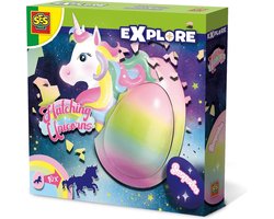 foto van SES - Explore - Unicorn uitbroeden - verrassingsei met groeiende eenhoorn - unicorn speelgoed