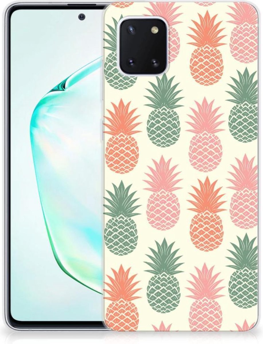 Samsung Galaxy Note 10 Lite Siliconen Case Ananas
