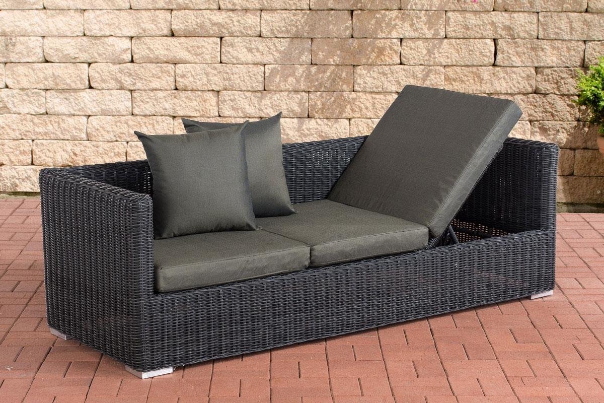 Clp Solano Loungebank 5mm Polyrotan kleur van rotan