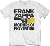 Frank Zappa - The Mothers Of Prevention Heren T-shirt - M - Wit