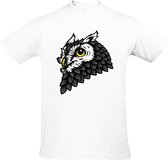 Merkloos Uil - Uilen - Dieren - Bos - Vogel Unisex T-shirt 2XL