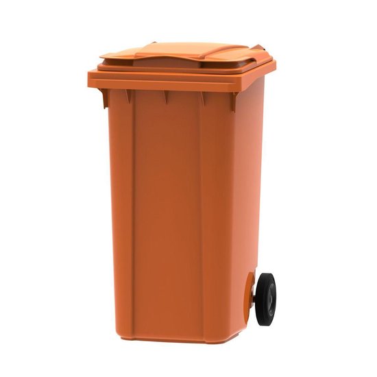 Afvalcontainer 240 liter oranje | bol.com