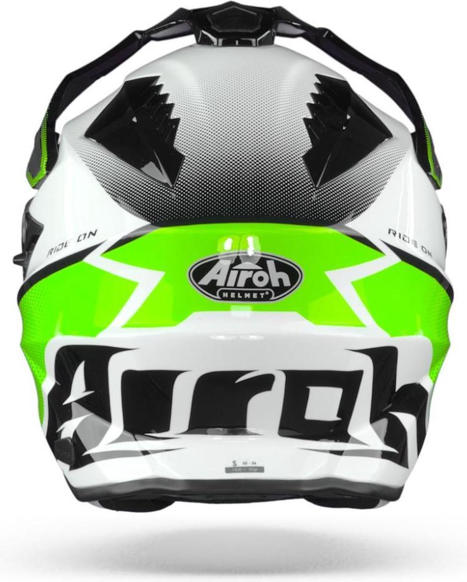 Airoh Commander Progress Lime Gloss Integraalhelm - Motorhelm - Maat S |  bol.com