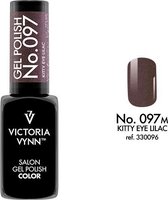Gellak Victoria Vynn™ Gel Nagellak - Salon Gel Polish Color 097 - 8 ml. - Kitty Eye Lilac OP=OP