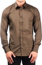 SUPER SLIM-FIT BLOUSE - GROEN