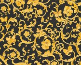EXCLUSIEF VLINDER BEHANG | Design - geel goud zwart - A.S. Création Versace 3