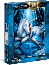 Clementoni - Anne Stokes Puzzel Collectie - Blue Moon - 1000 stukjes, puzzel volwassenen