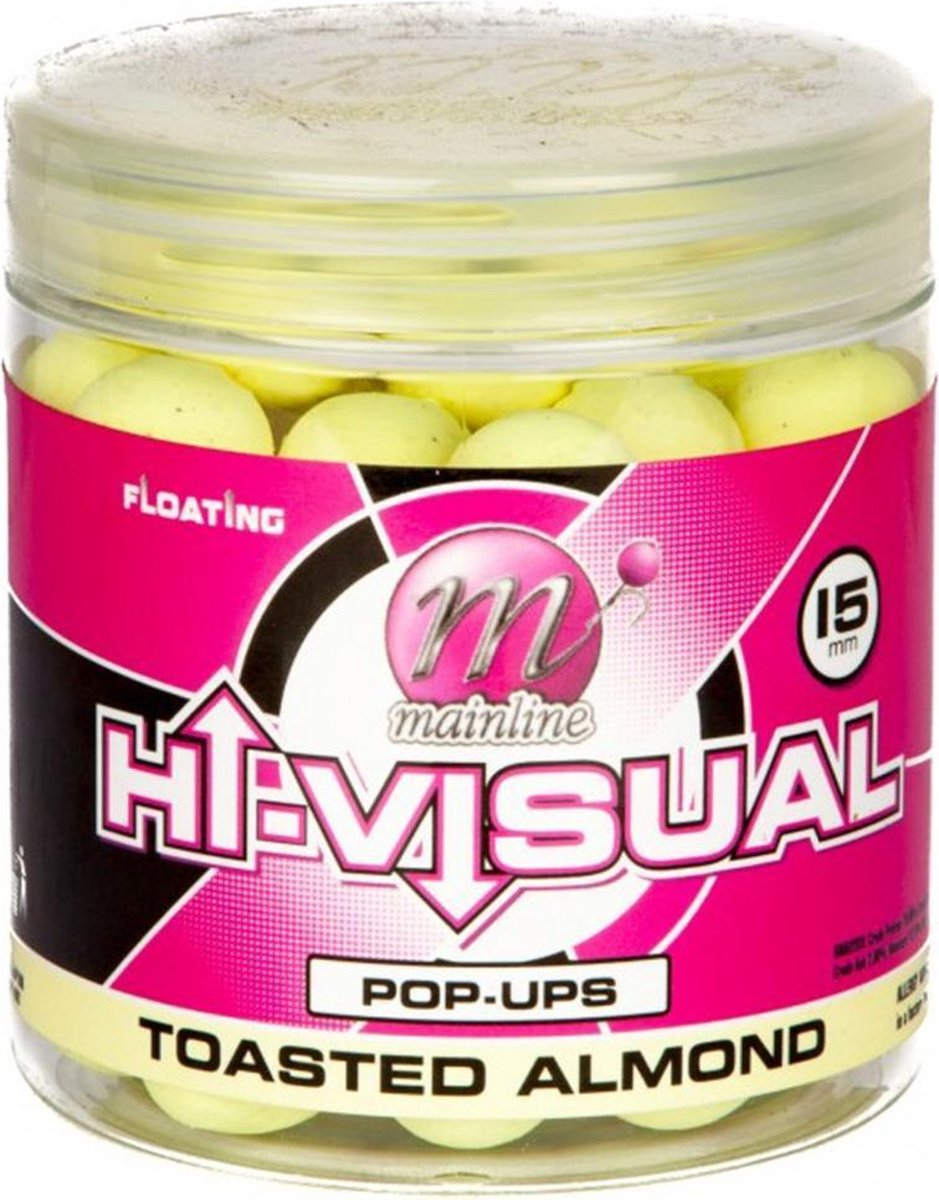 Mainline Washed Out Pop-ups - Yellow Toasted Almond - 15mm - Geel