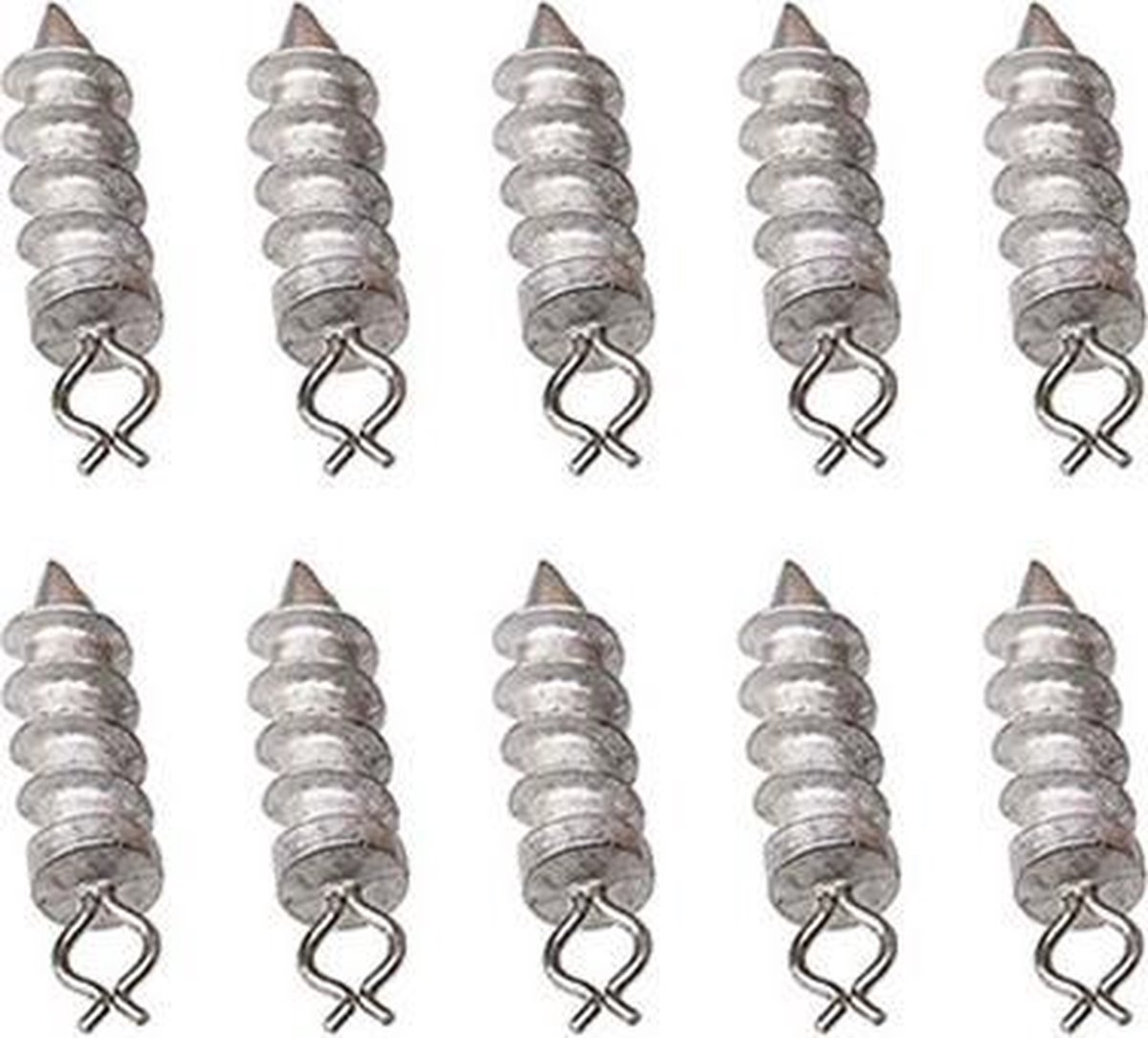 Savage Gear Screwin Weight Spike 3.5g - 12 Stuks - Grijs