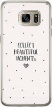 Samsung Galaxy S7 Edge siliconen hoesje - Collect beautiful moments