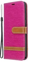 Nokia 6.2 / 7.2 Hoesje - Denim Book Case - Roze