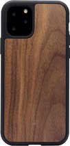 iPhone 11 Pro Max Backcase hoesje - Woodcessories -  Walnotenhout - Hout