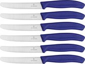 Couteau de table Victorinox 6 pièces bleu