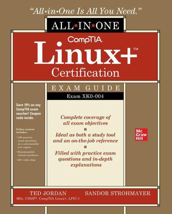 CompTIA Linux+ Certification All-in-One Exam Guide: Exam XK0 ... - cover